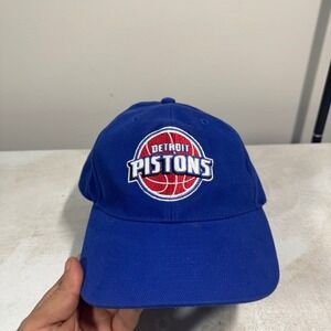 Vintage Detroit Pistons Adjustable Strapback NBA Elevation Hat Cap